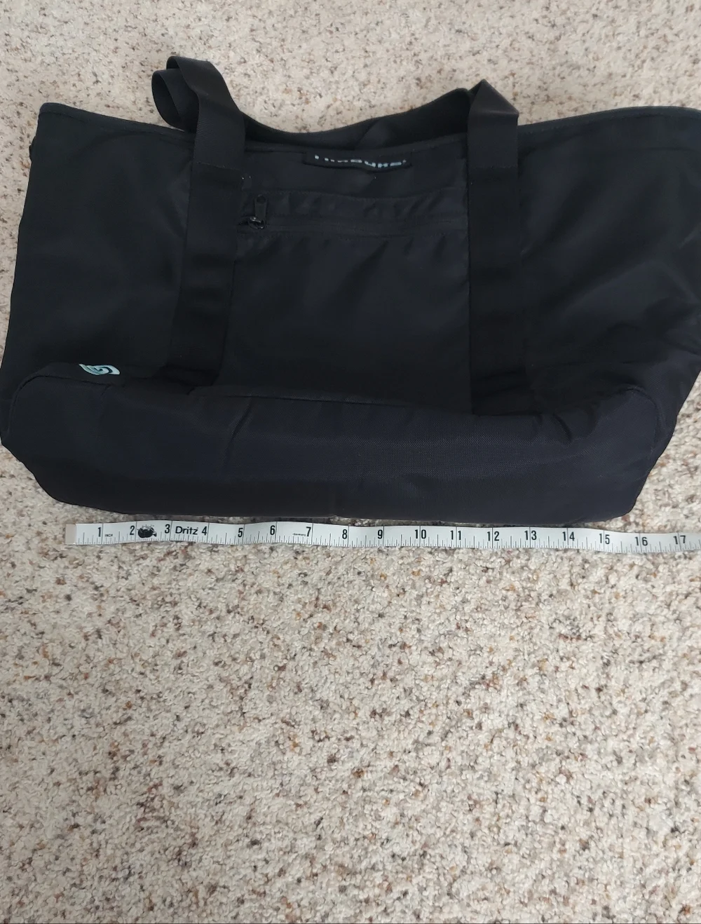 Timbuk2 Black Cargo Tote Bag Laptop Travel Commuter